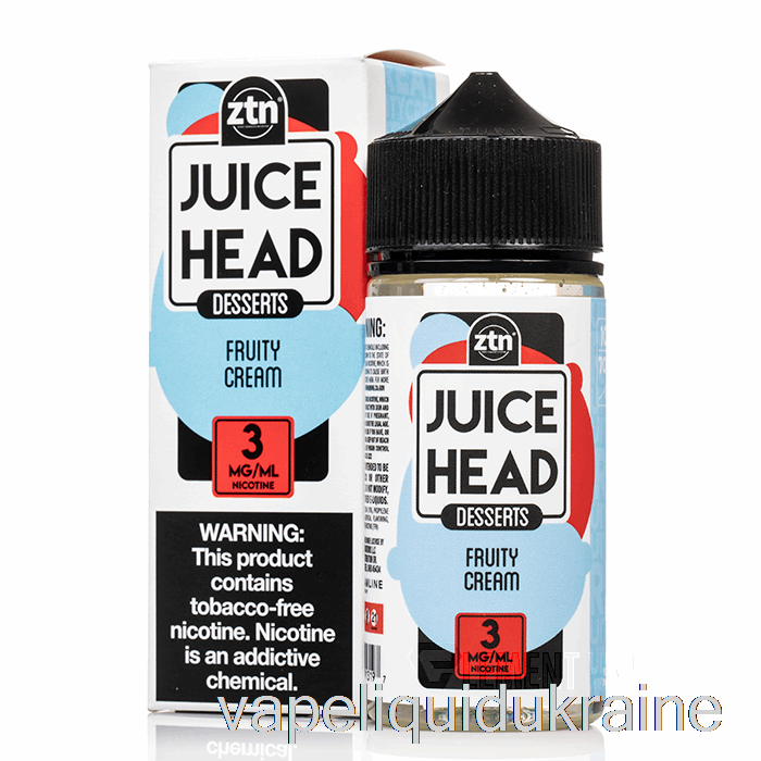 Vape Liquid Ukraine Fruity Cream - Juice Head - 100mL 0mg